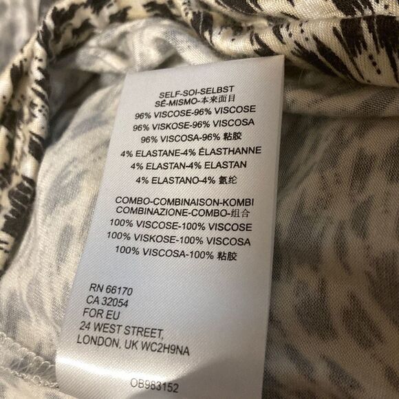 Anthropologie - Cascais On/Off Shoulder Leopard Print Top sz S - Picture 6 of 7